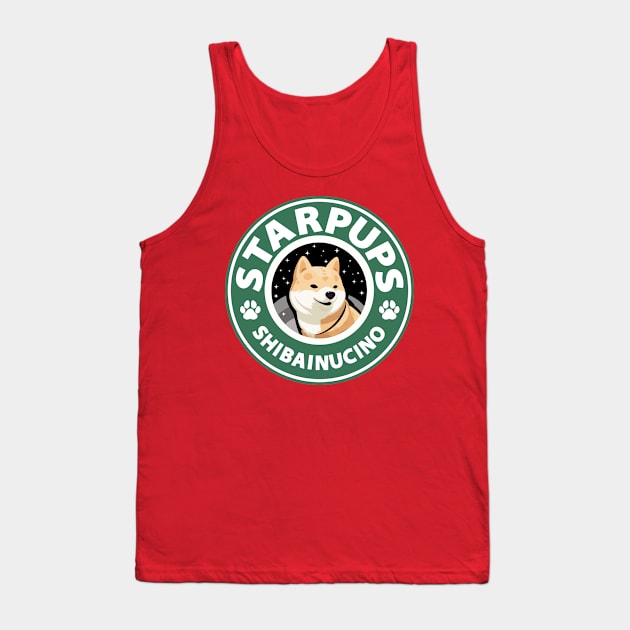 Starpups Shibainucino Tank Top by DreaminBetterDayz